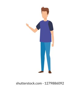 young man avatar character
