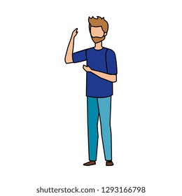 young man avatar character