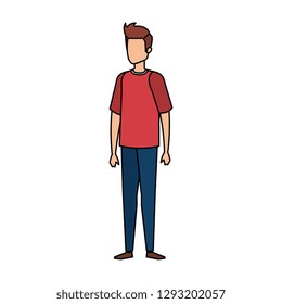 young man avatar character