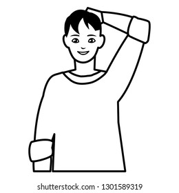 young man avatar character