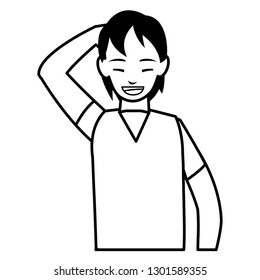 young man avatar character