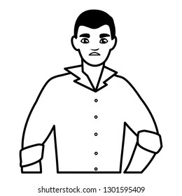 young man avatar character