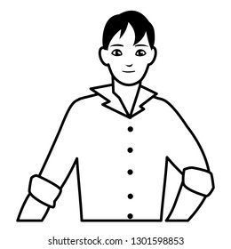 young man avatar character