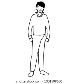 young man avatar character