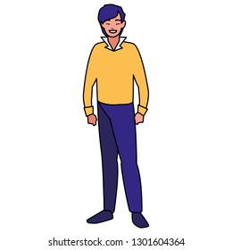 young man avatar character