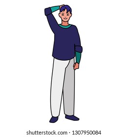 young man avatar character