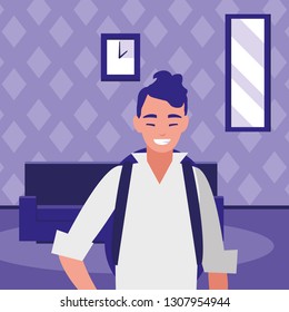 young man avatar character