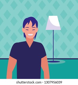young man avatar character