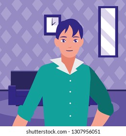 young man avatar character