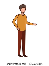 young man avatar character