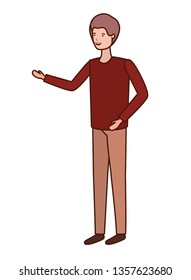 young man avatar character
