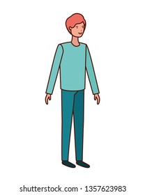young man avatar character