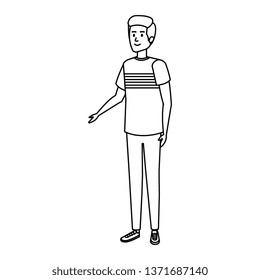 young man avatar character