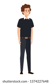 young man avatar character