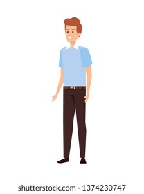 young man avatar character