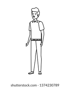 young man avatar character