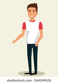 young man avatar character