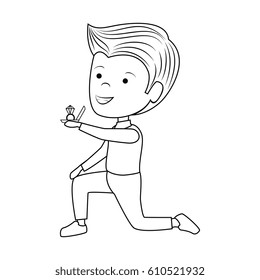young man avatar character
