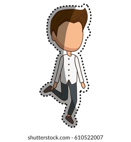 young man avatar character