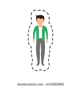 young man avatar character