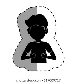 young man avatar character