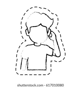 young man avatar character