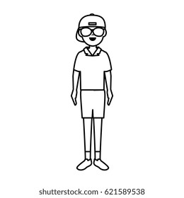young man avatar character