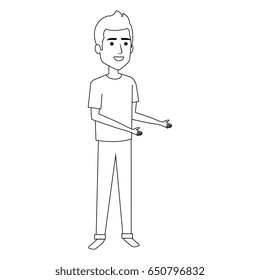 young man avatar character