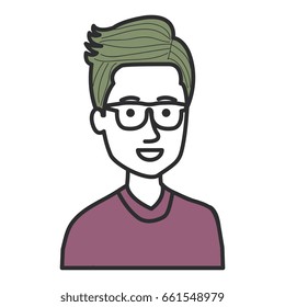 young man avatar character
