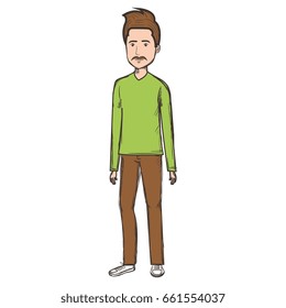 young man avatar character