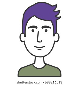 young man avatar character