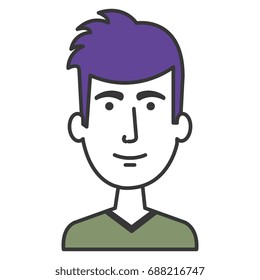 young man avatar character