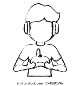 young man avatar character