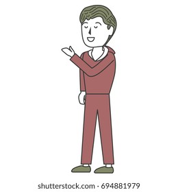 young man avatar character