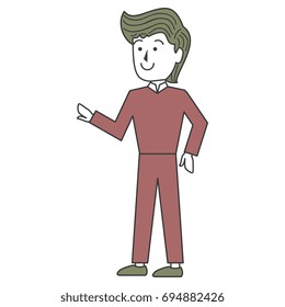 young man avatar character
