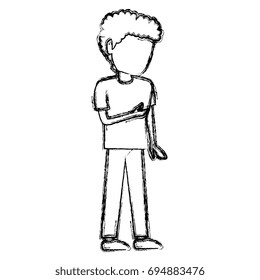 young man avatar character