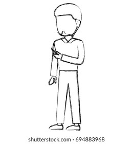 young man avatar character