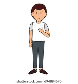 young man avatar character