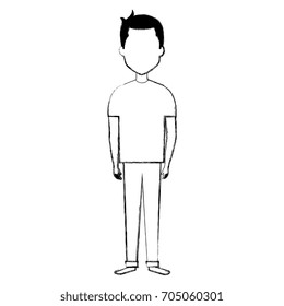 young man avatar character