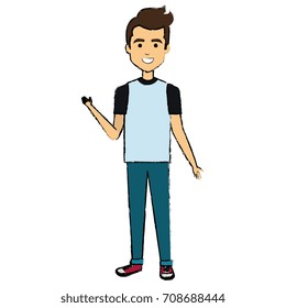 young man avatar character