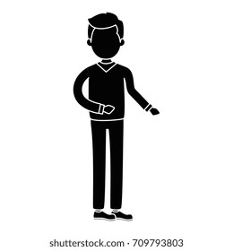 young man avatar character