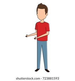 young man avatar character