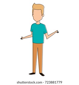 young man avatar character