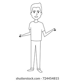 young man avatar character