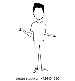 young man avatar character