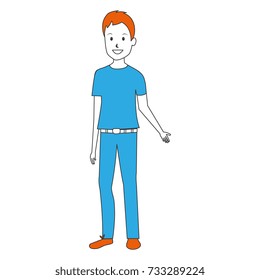 young man avatar character