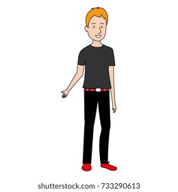 young man avatar character