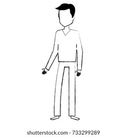 young man avatar character