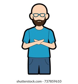 young man avatar character