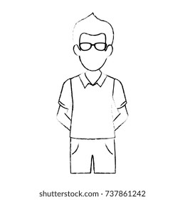 young man avatar character